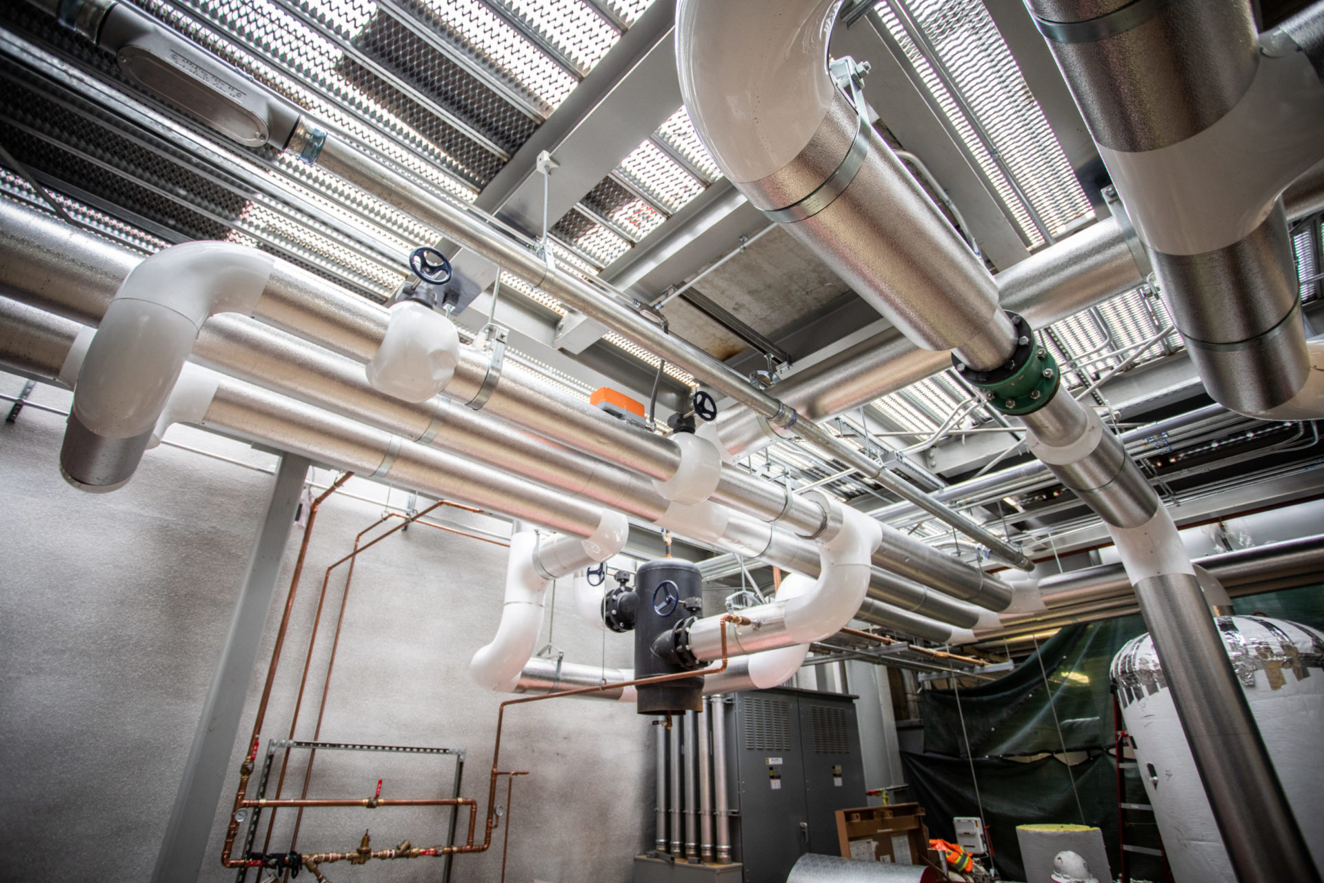 ceiling pipes