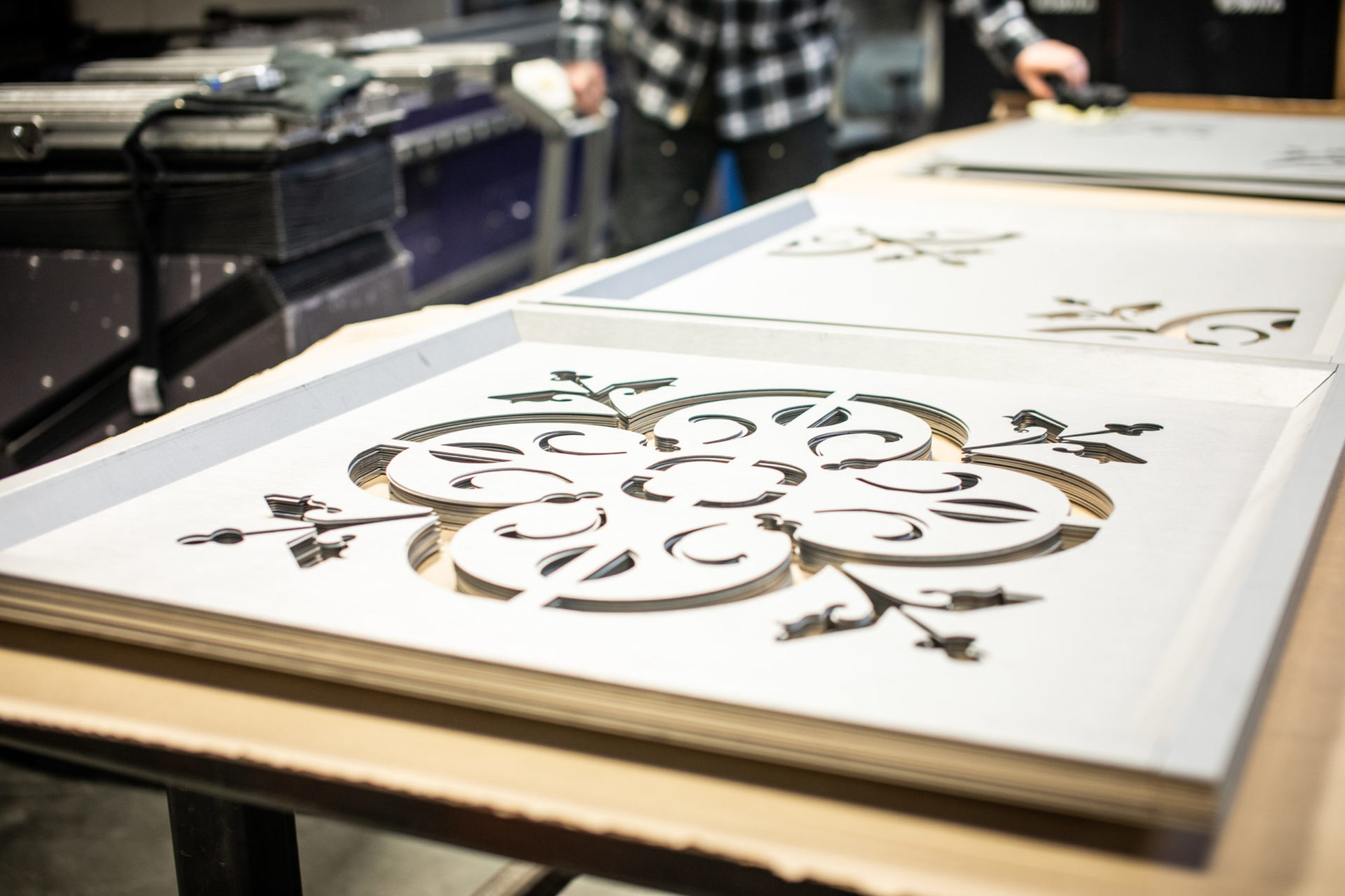 Custom ceiling tiles