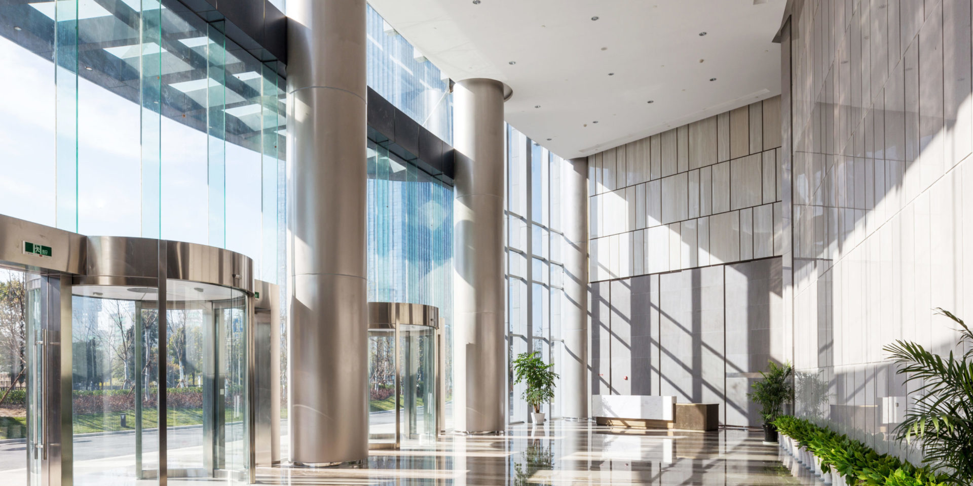 Empty Hall In The Modern Office Building