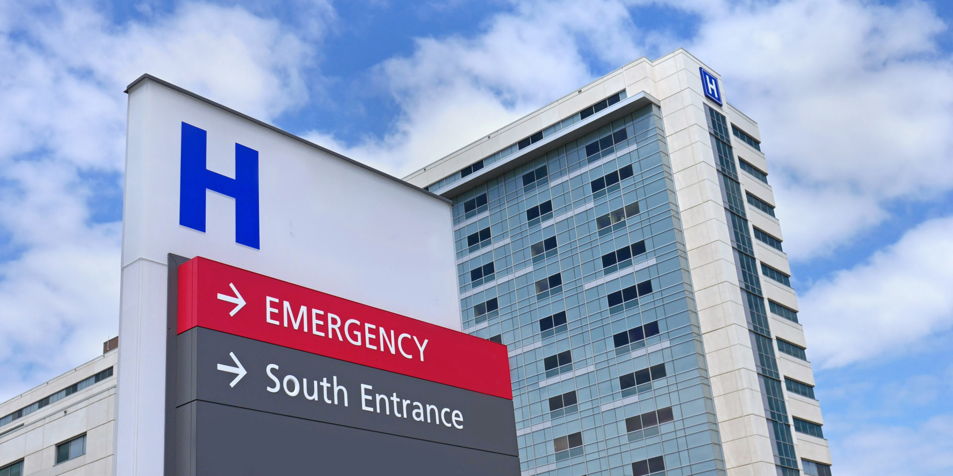 Direction Sign to Hospital